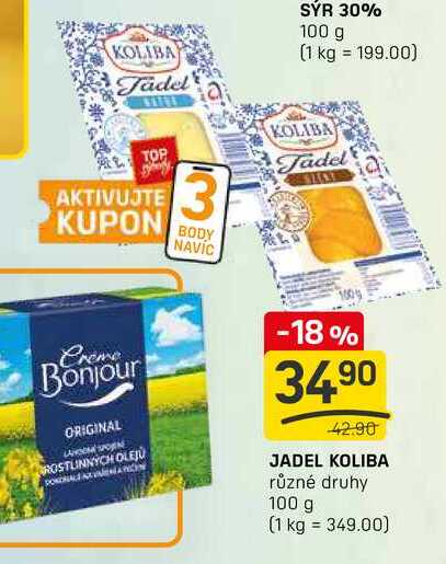 JADEL KOLIBA různé druhy 100 g