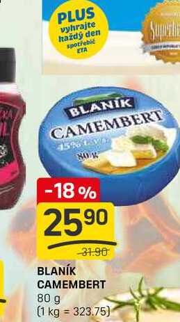 BLANÍK CAMEMBERT 80 g