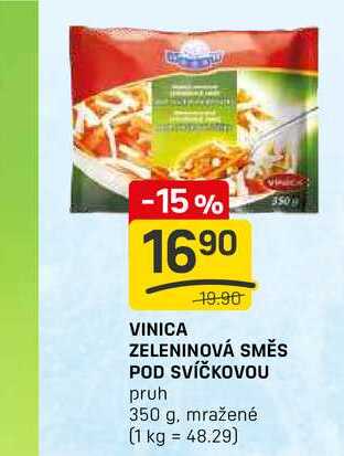VINICA ZELENINOVÁ SMĚS POD SVÍČKOVOU pruh 350 g