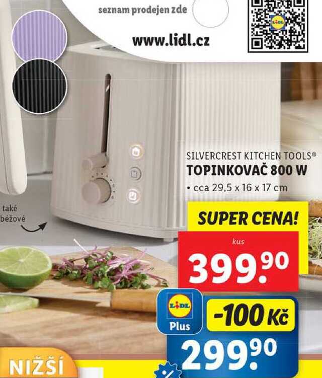 TOPINKOVAČ 800 W 