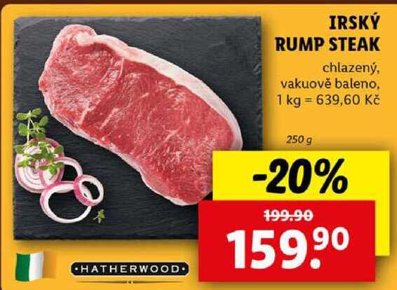 IRSKÝ RUMP STEAK, 250 g