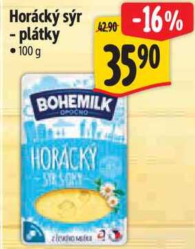 Horácký sýr - plátky, 100 g 42SONY 