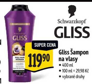 Gliss Šampon na vlasy, 400 ml
