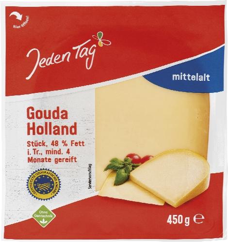 Jeden Tag Holandská Gouda, 450 g