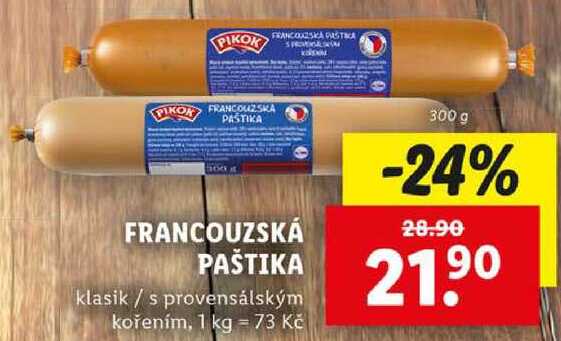 FRANCOUZSKÁ PAŠTIKA, 300 g