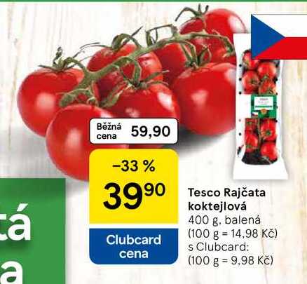 Tesco Rajčata koktejlová, 400 g