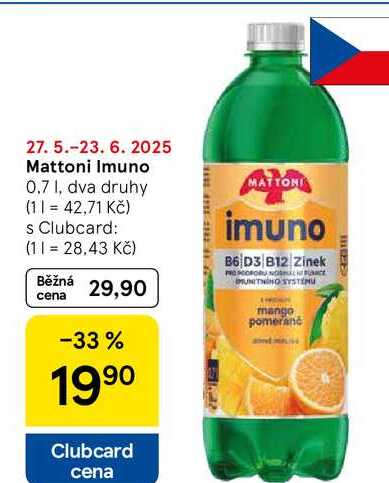 Mattoni Imuno, 0,7 l