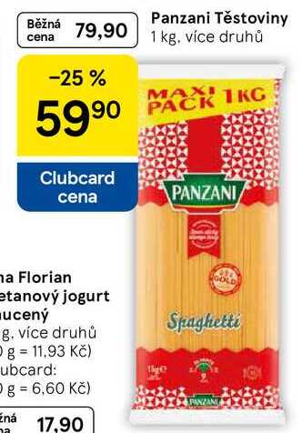 Panzani Těstoviny, 1 kg
