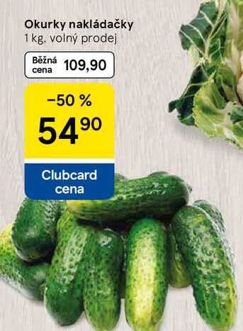 Okurky nakládačky, 1 kg