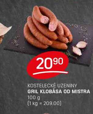 GRIL KLOBÁSA OD MISTRA 100 g 