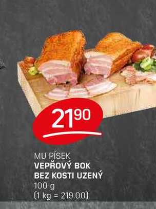 VEPŘOVÝ BOK BEZ KOSTI UZENÝ 100 g 