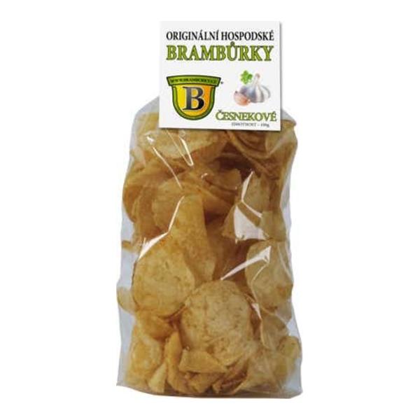 Originální hospodské brambůrky česnek