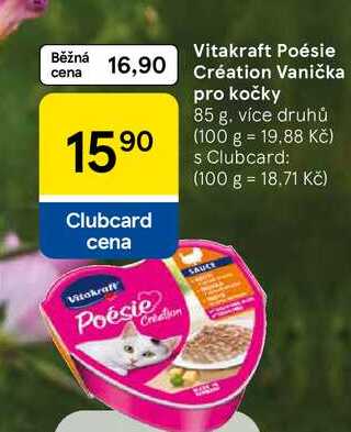 Vitakraft Poésie Création Vanička pro kočky, 85 g, více druhů 