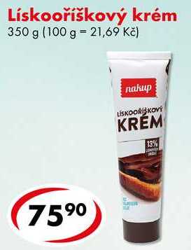 Lískooříškový krém, 350 g  