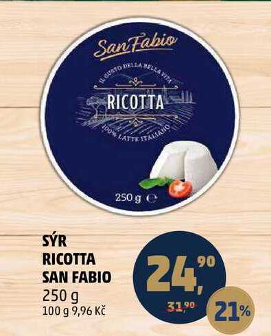 SÝR RICOTTA SAN FABIO, 250 g 