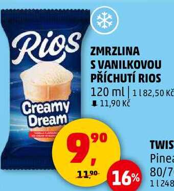 ZMRZLINA S VANILKOVOU PŘÍCHUTÍ RIOS, 120 ml  