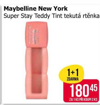 Maybelline New York Super Stay Teddy Tint tekutá rtěnka 