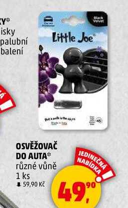 OSVĚŽOVAČ DO AUTA, různé vůně, 1 ks