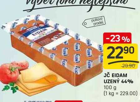 JČ EIDAM UZENÝ 44% 100g