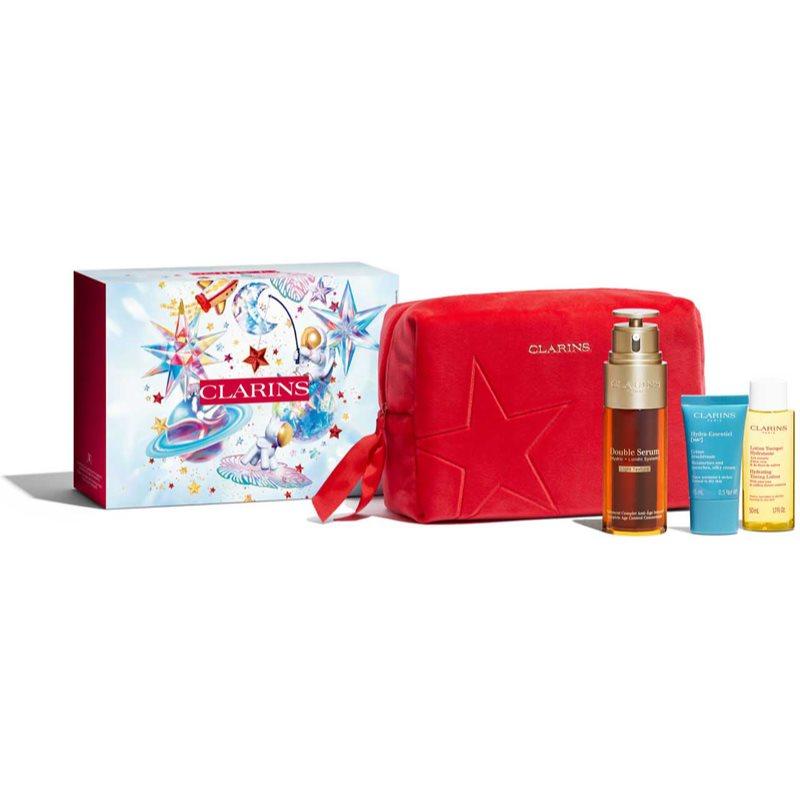 Clarins Double Serum Light Collection dárková sada pro hydrataci a vypnutí pokožky