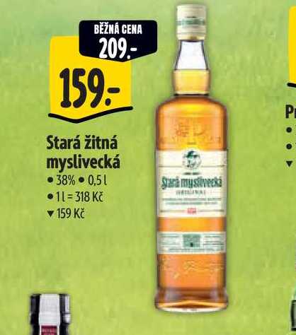   Stará žitná myslivecká  38% 0,51 