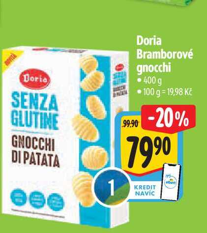   Doria Bramborové gnocchi 400 g  