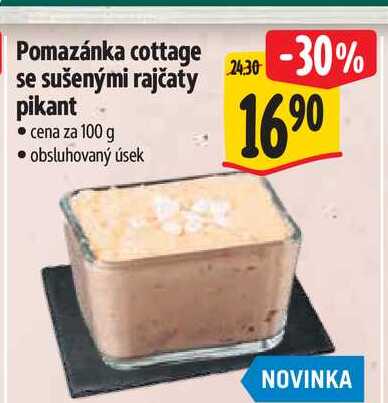 Pomazánka cottage  se sušenými rajčaty pikant 100 g