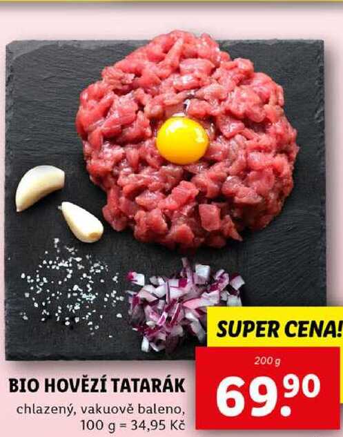 BIO HOVĚZÍ TATARÁK, 200 g 