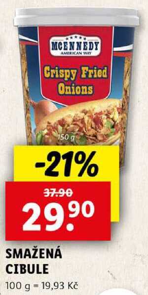 SMAŽENÁ CIBULE, 150 g