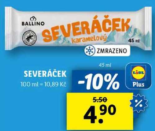 SEVERÁČEK, 45 ml