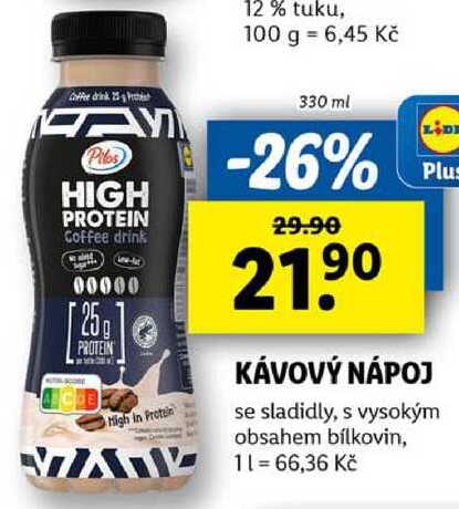 KÁVOVÝ NÁPOJ, 330 ml