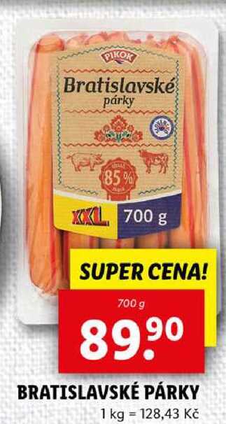 BRATISLAVSKÉ PÁRKY, 700 g