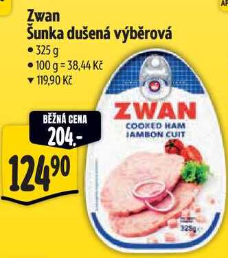 Zwan Šunka dušená výběrová, 325 g