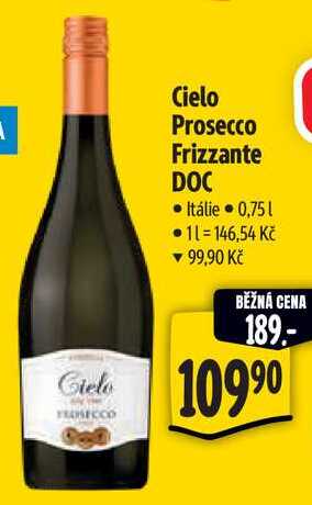 Cielo Prosecco Frizzante DOC, 0,75 l