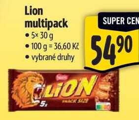 Lion multipack, 5x 30 g