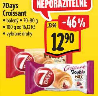 7Days Croissant, 70-80 g 