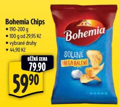 Bohemia Chips, 190-200 g 
