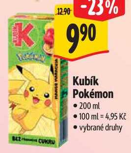 Kubík Pokémon, 200 ml 