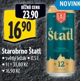 Starobrno Štatl, 0,5 l