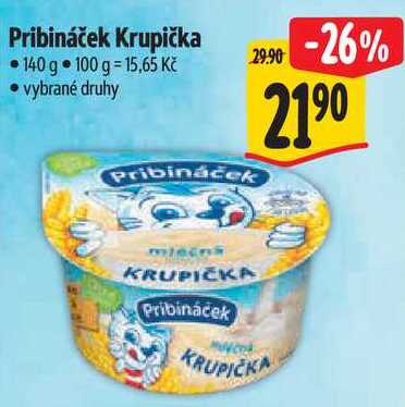 Pribináček Krupička, 140 g