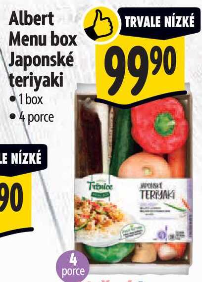 Albert Menu box Japonské teriyaki 