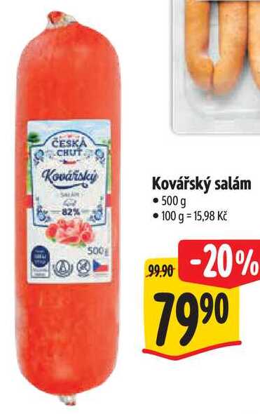 Kovářský salám, 500 g 