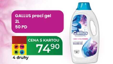 GALLUS prací gel 2L 50 PD 