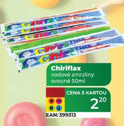Chiriflax vodové zmrzliny ovocné 50ml  