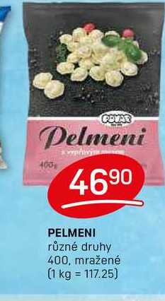 PELMENI různé druhy 400, mražené
