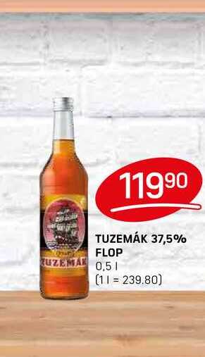 TUZEMÁK 37,5% FLOP 0,5l