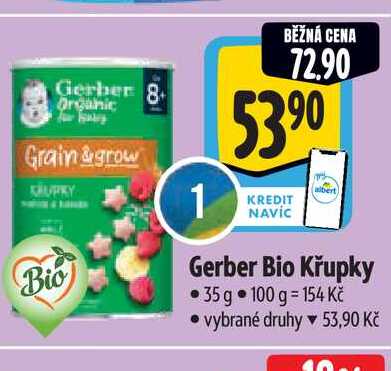 Gerber Bio Křupky 35 g 