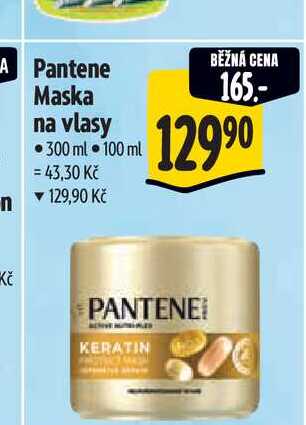 Pantene maska na vlasy 300ml, vybrané druhy