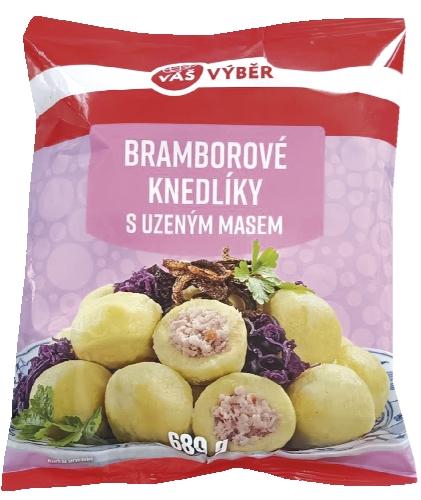VÁŠ VÝBĚR Bramborové knedlíky s uzeným masem