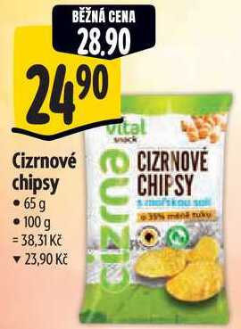 Cizrnové chipsy, 65 g